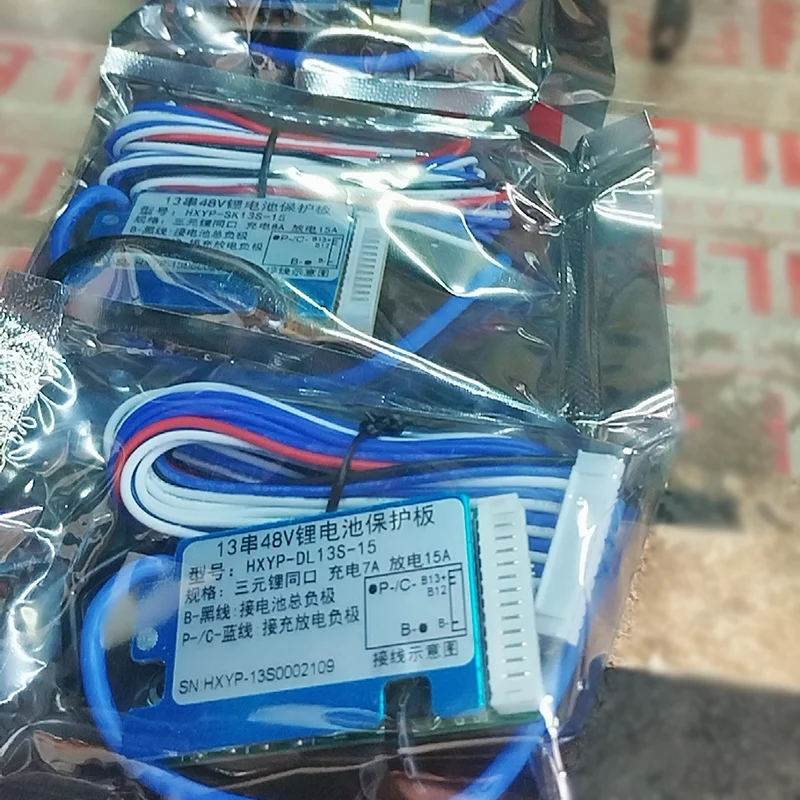 Advanced Lithium Ion Battery Protection Board with Temperature Sensor and Heat Sink, 36V/48V, 15A/20A