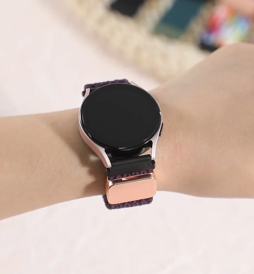 Magnetic Braided Watch Band - 20mm & 22mm Stretchy Strap