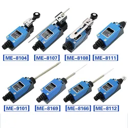 Enhanced Rotary Adjustable Roller Lever Arm Limit Switch - AC 250V 5A NO/NC - ME8107
