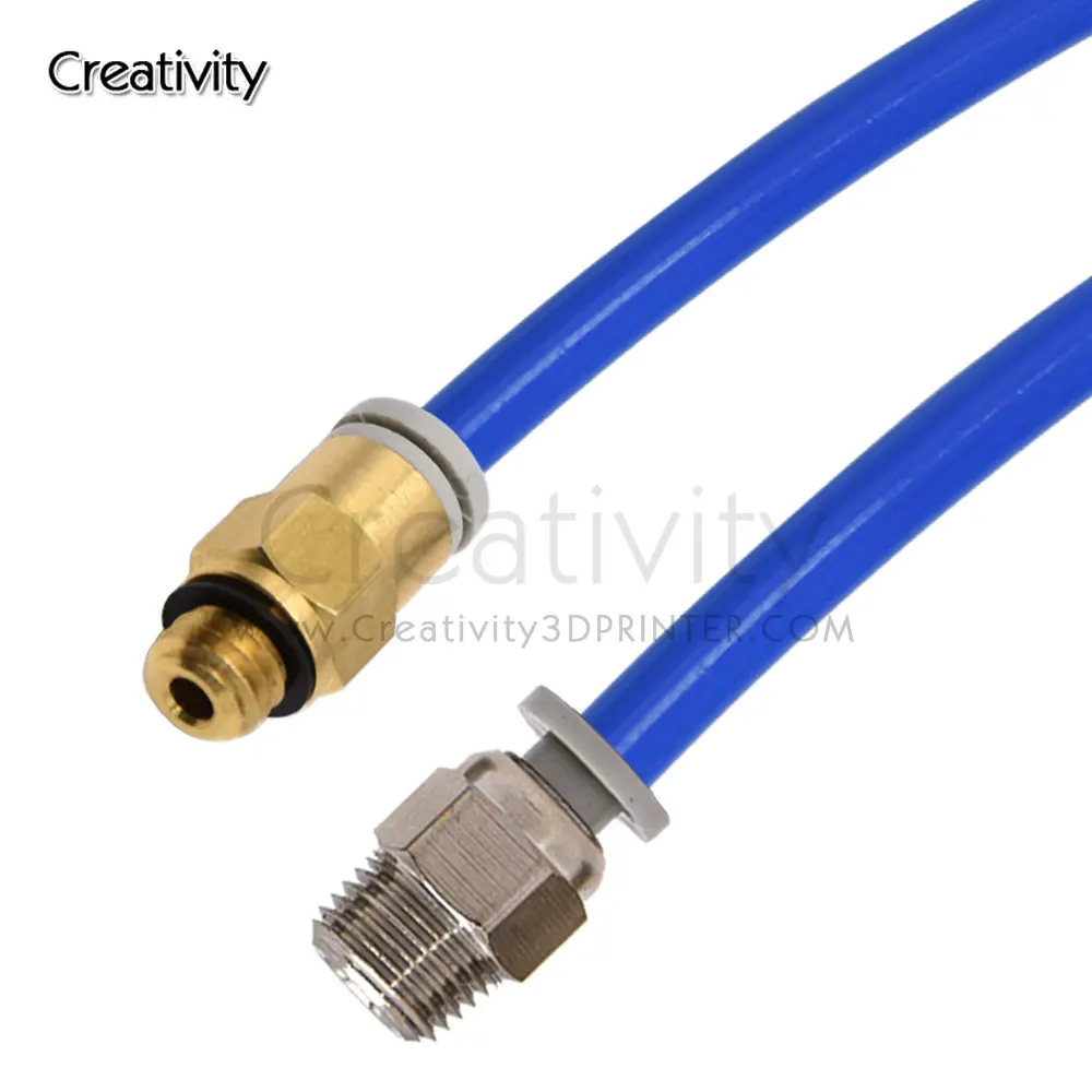 Bowden PTFE 튜브 PC4-01 KJH04-M6 공압 커넥터 포함, 엔더 3, 프로 엔더 5, 프로 CR-10, 10S 용, 8x2 5mm 용수철, 1.75mm 필라멘트
