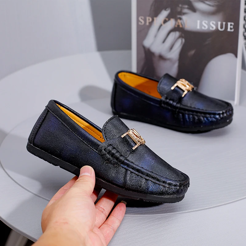 VIP【関税送料無料】希少 THEMOIRE RASPBERRY LEATHER FLATS Childrens Flats Genuine Leather Dress Kawaii Shoes Boys