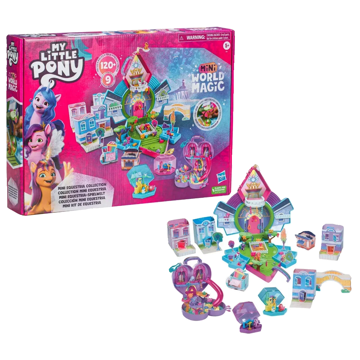 

Мини-пони Hasbro My Little Pony, коллекционный волшебный игровой домик конного мира, кукла, подарки, Игрушечная модель, фигурки аниме, коллекционные украшения