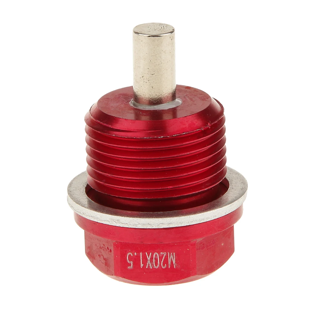 M12X1.25 M14X1.5 M16 M20x1.5 Anodized Magnetic Engine Oil Pan Drain Bolt Plug