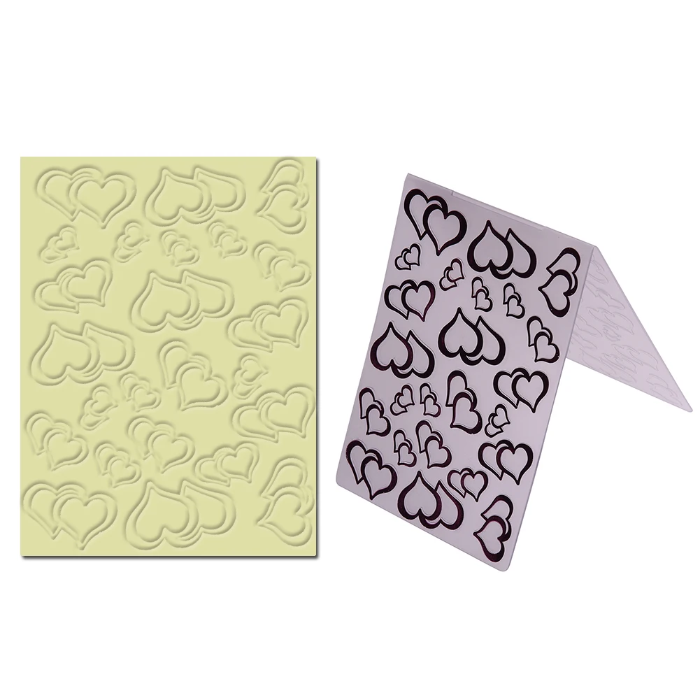 Embossing Folder Plastic Embossing Folder 3D Embossing Folders Emboss Plate Scrapbooking Album Decoration DIY Paper Birthday Paper Card Making