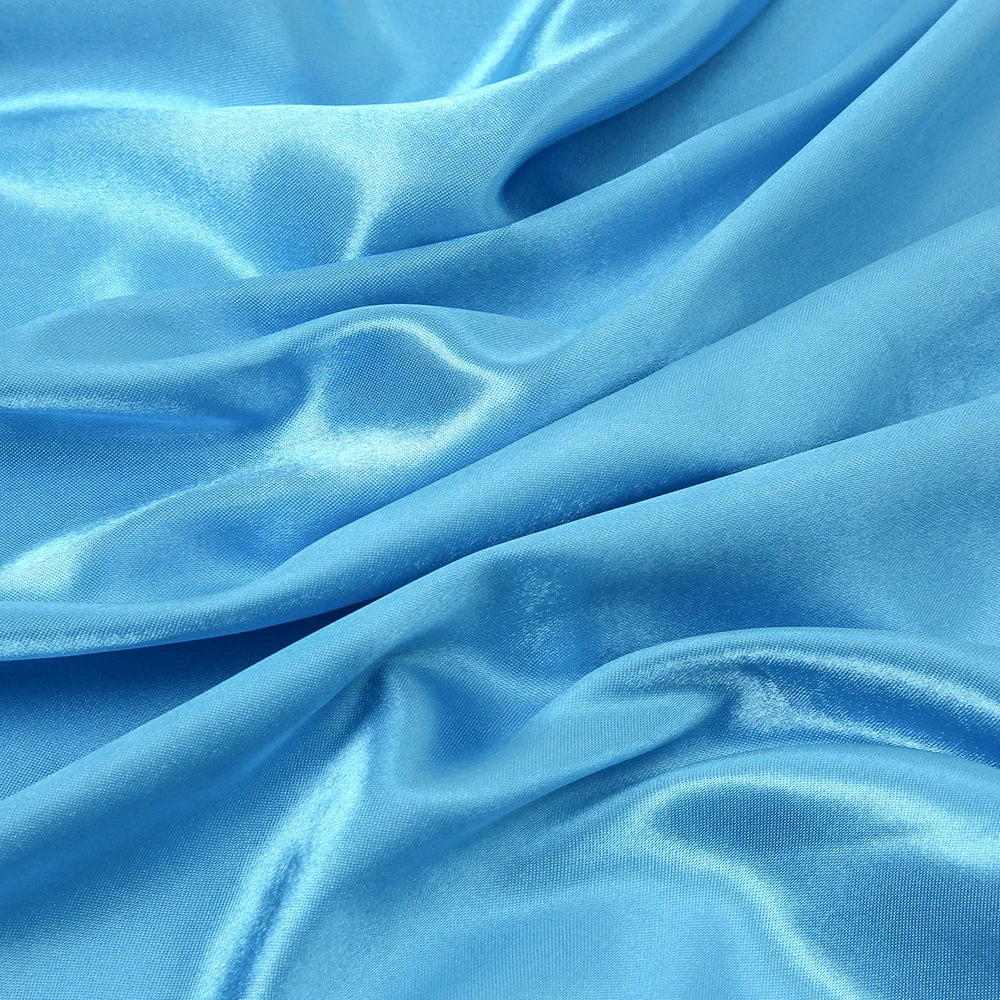 60*60cm Satin Square Scarf Women Candy Color Neckerchief Silk Feeling Stain Shiny Headband Silk Hair Wraps Bag Accessories 5