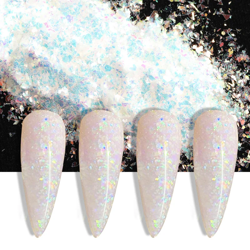 Eboot 100 Gram Stars Confetti Glitter Star Sequins for Crafts DIY Nail Art and Party Decoration Holographic Silver