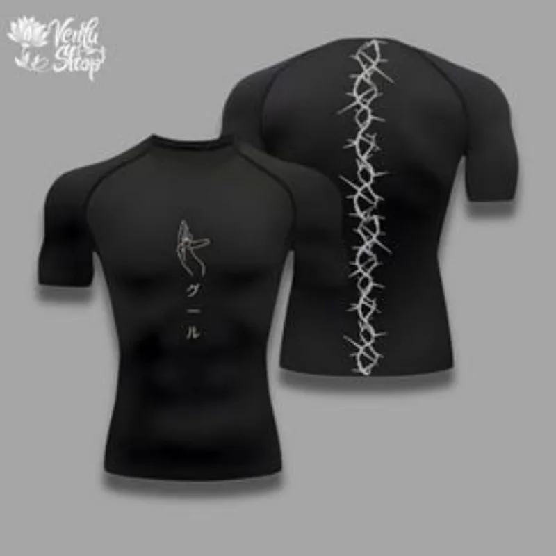 قميص ضغط | طوكيو غول، أنيمي، رياضة، ملابس رياضية،...