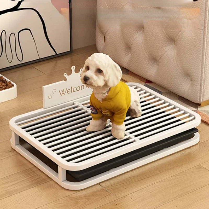 

Puppy White Potty Tray Training Pads Pouch Scoopers Dog Poop Collector Holder Litter Box Aseo Para Perros Pet Products CY50DT