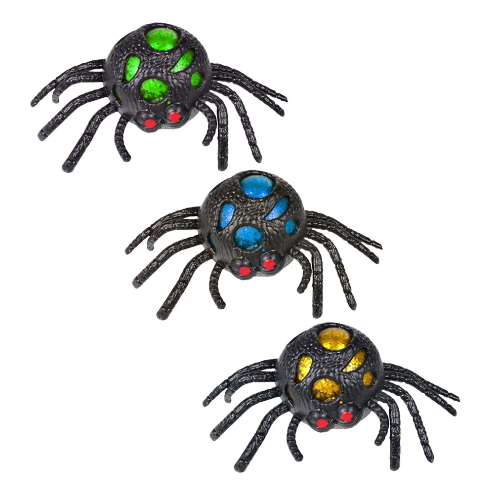 

Spider Squeeze Toys Antistress Stress Relief Hand Fidget Toy Decompression Toys Squishy Stressball for Kids Adults