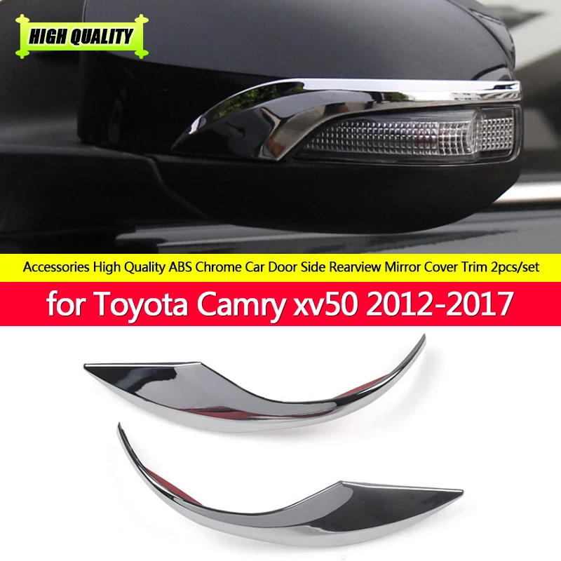 For Toyota Camry Xv50 2012 2013 2014 2015 2017 Chrome Rear Side View