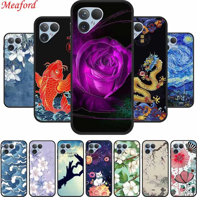 Custodia In Rilievo 3D Per Fairphone 5 Custodia Per Telefono Cover Posteriore Morbida In Silicone Per Fairphone 5 Custodia Fairphone5 6.46 "Coque Fund