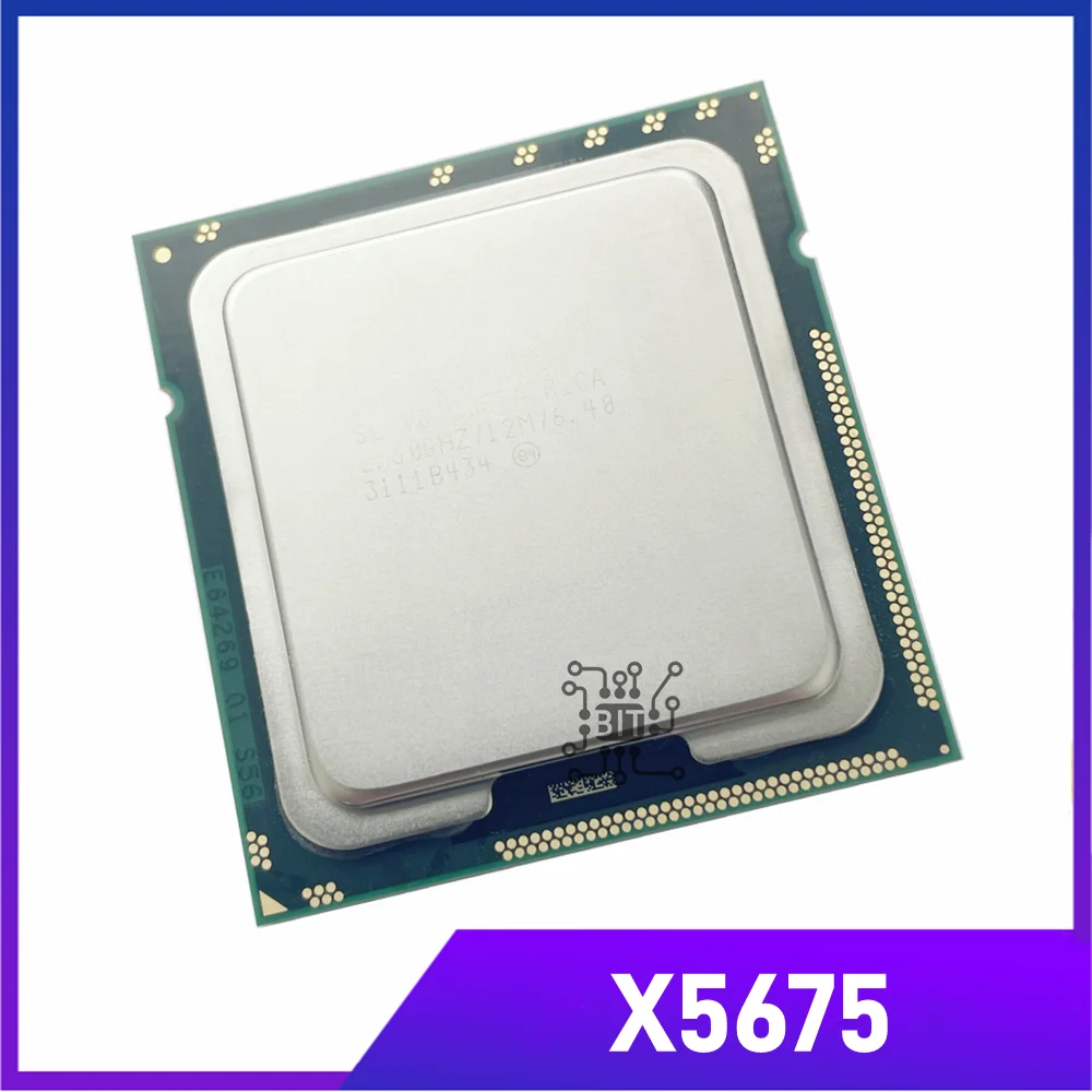 Xeon Processor X5675 12M Cache 3.06 GHz 6.40 GT/s QPI LGA 1366 Server CPU