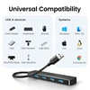 UGREEN USB 3.0 Hub 4 Ports  USB HUB Slim for Mouse, Keyboard Compatible with MacBook Pro Air Laptop Desktop PC Xbox PS5 Splitter 4