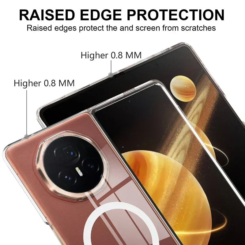 حافظة لهاتف Honor Magic V3 مغناطيسية مقاومة للصدما...