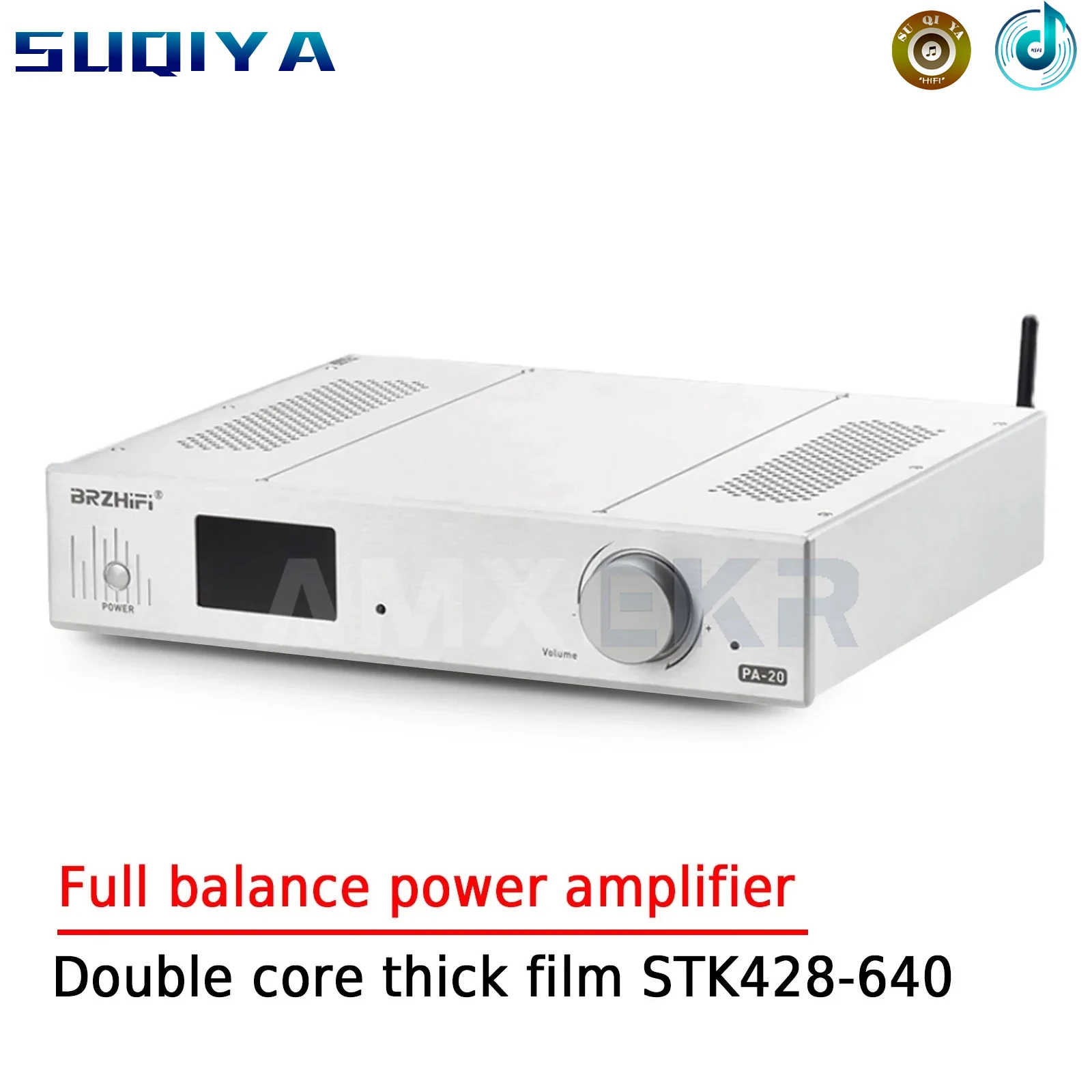 

AMXEKR High Power Dual-core Thick Film STK428-640 Fully Balanced Power Amplifier Home Stereo Fever Hifi Bluetooth LDAC