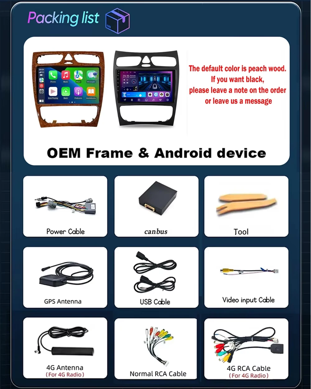 Radio de coche Android para Mercedes Benz Clase C W203 C200 C320 C350 CLK W209 2002 - 2005 reproductor de vídeo Multimedia para coche No 2din DVD 4