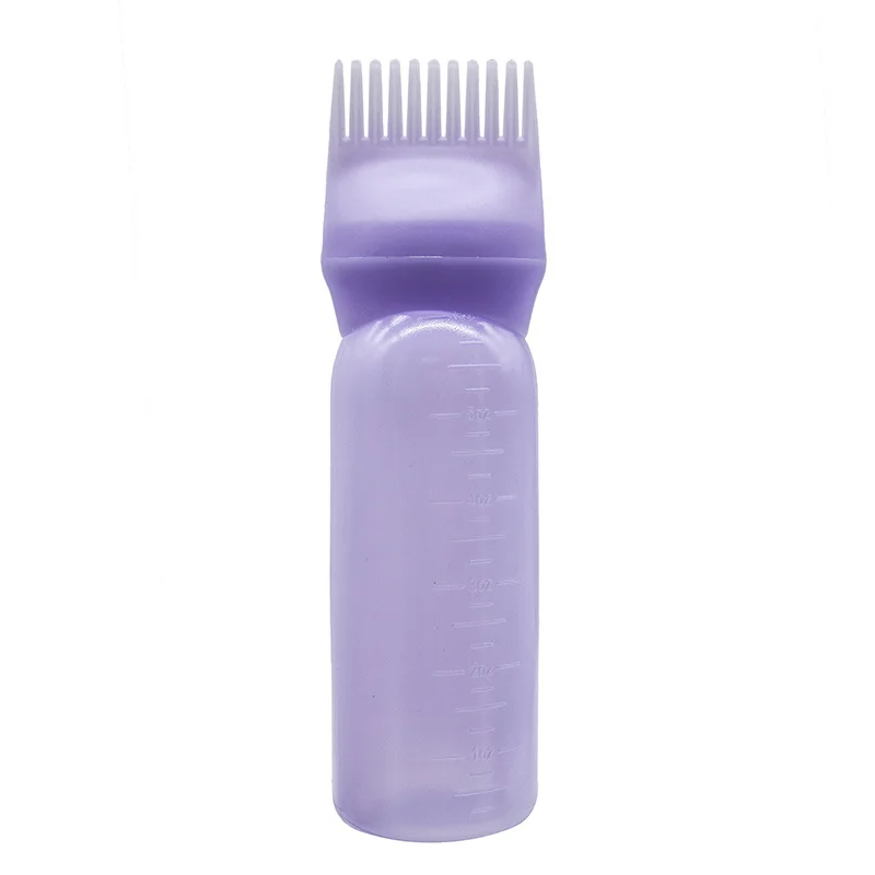 3 Colors Hair Dye Applicator Brush Bottles Dyeing Shampoo Bottle Oil Comb Hair Dye Bottle  Applicator Hair Salon Styling Tool