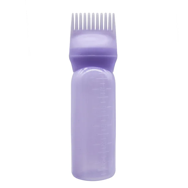 3 Color Salon Hair Oil Applicator Bottle Professional Hairdressing Dyeing Comb Bottles Barbershop Hairdresser Coloring Supplies 6