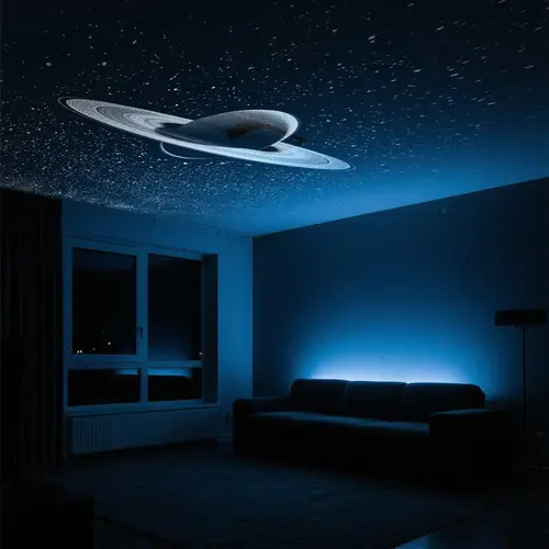 New Atmosphere Projection Car Ambient Light Large Range Projection Romantic Atmosphere Multiple Scenes Adjustable Focus Distance - Image 2