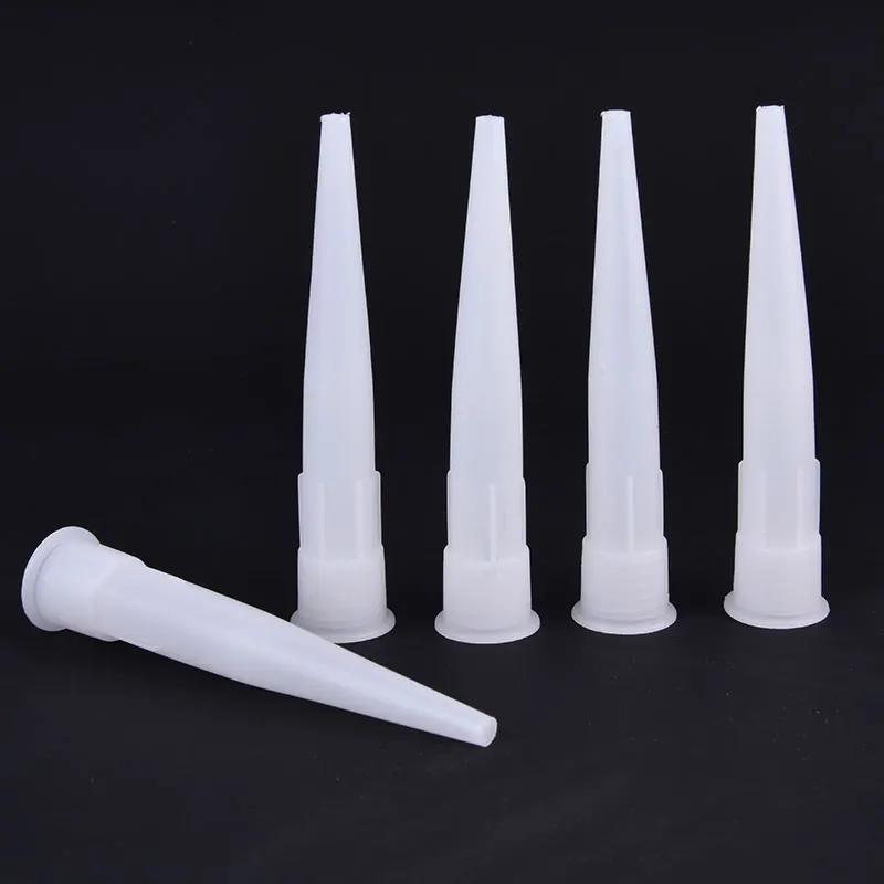 Universal Caulking Nozzle Glass Glue Tip Mouth Home Construction Tools Silicone Sealant Caulking Nozzle 20Pcs