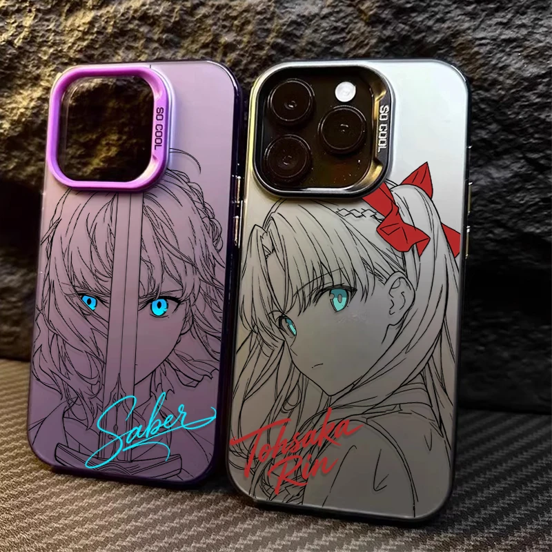 Anime Fate Rin Saber Phone Case – Artistic Protection