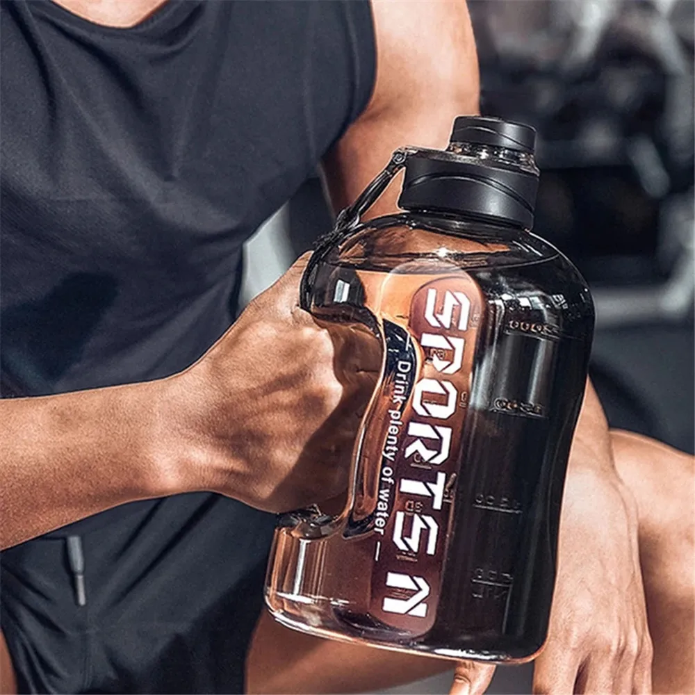 1.7L Water Bottle Gym Cycling Cup Precise Scale Portable Large Capacity Camping Sport Fitness Training 1PCS sports water bottle,portable water bottle