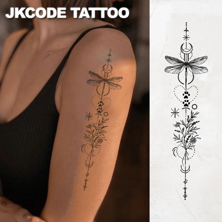 Gothic Dragonfly Tattoo: The Ultimate Guide to Temporary Ink for  Edge-Loving Souls, image size:900x900