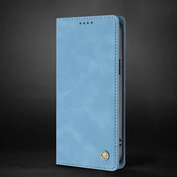 Luxury RFID Blocking Leather Wallet Phone Case with Card Holder and Protective Cover for Cubot P90 (LIGHT BLUE)