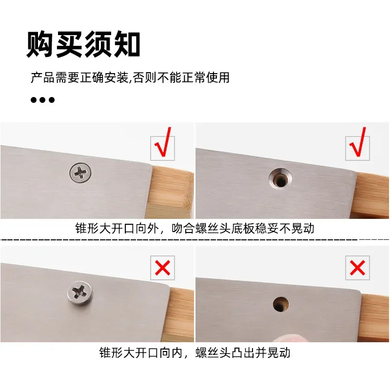 Stainless Steel Non-punching Roll Paper Holder Bathroom Mobile Phone Solid Wood Storage Wall Hanging Paper Towel Holder