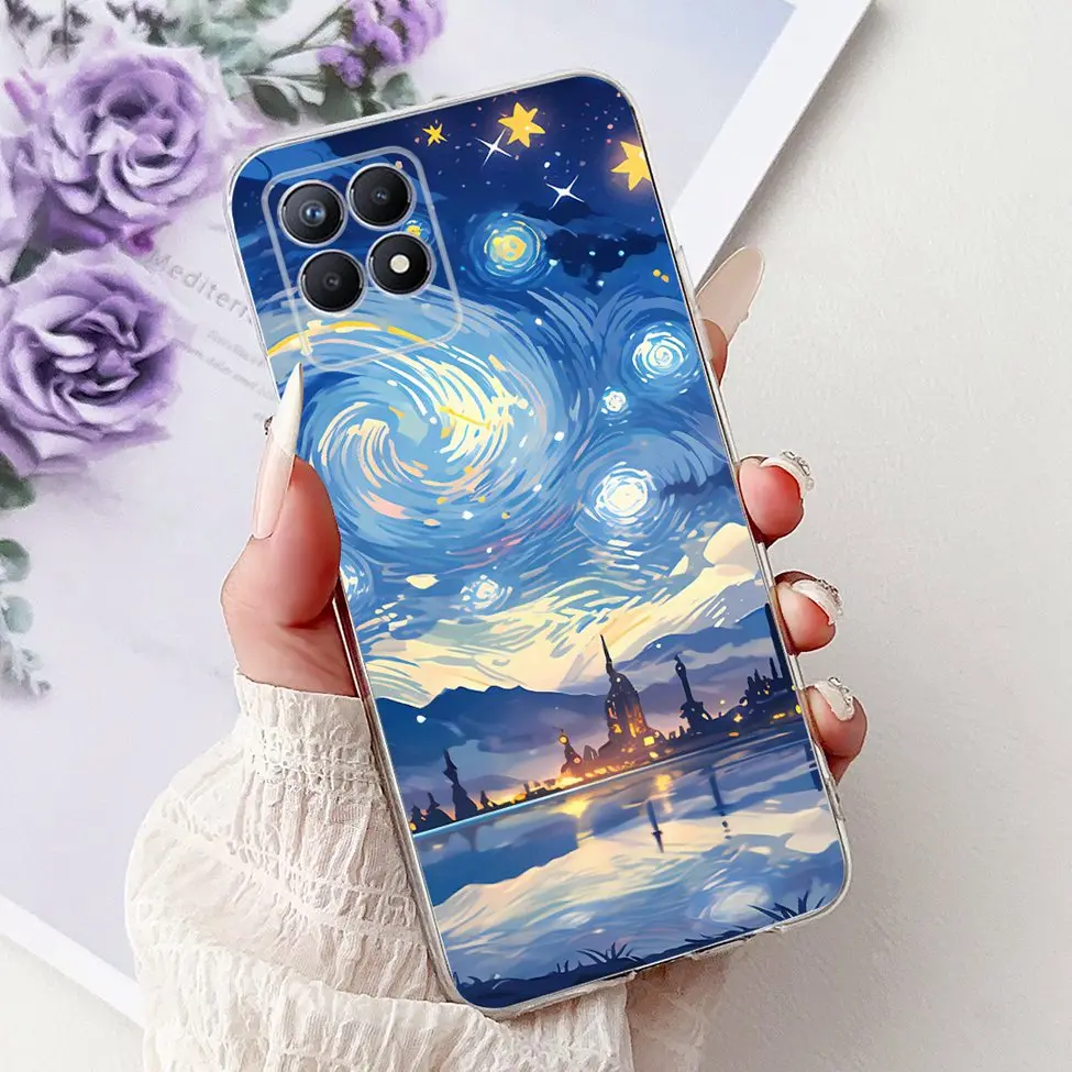 Luxury Butterfly and Love Flowers Clear Phone Case - Cool Painted Design