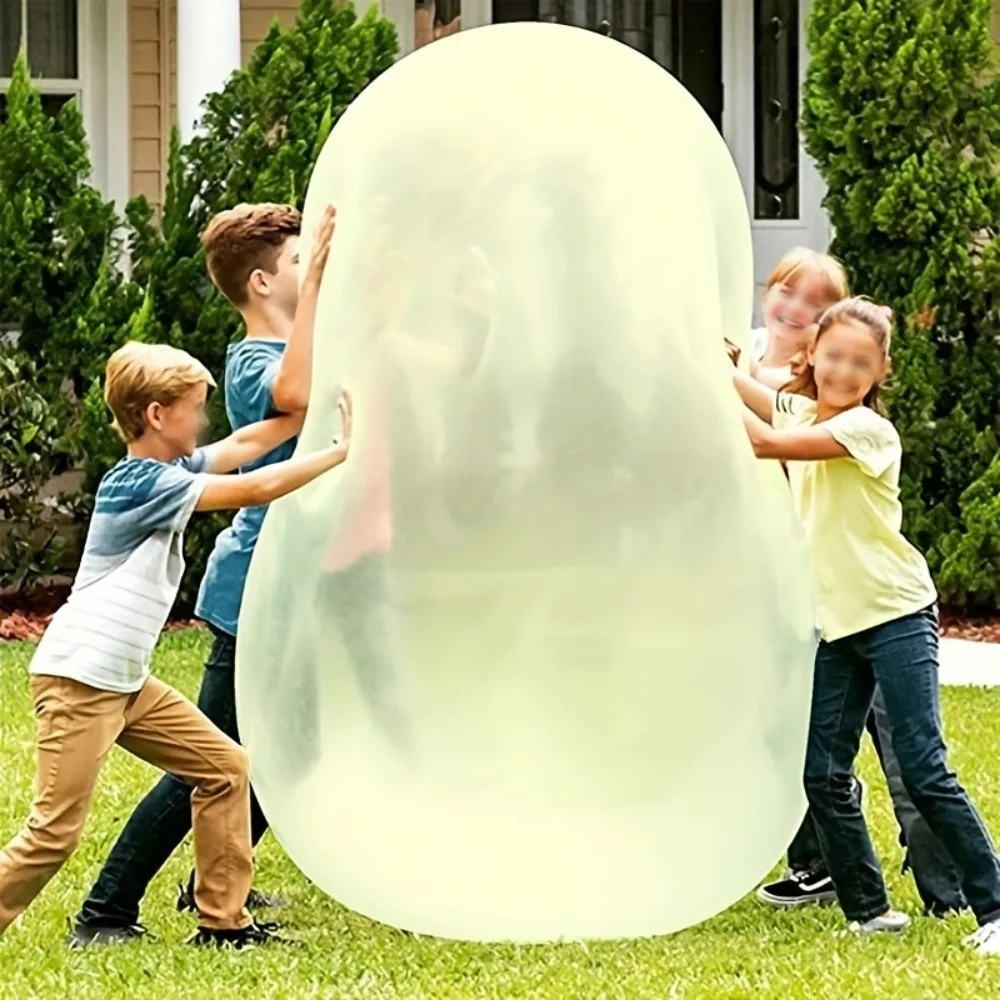 Water Filled Transparent Ball 130cm-40cm Birthday Party Balloon Toy Durable Non-leakable Children Outdoor Fun Game Bouncy Ball