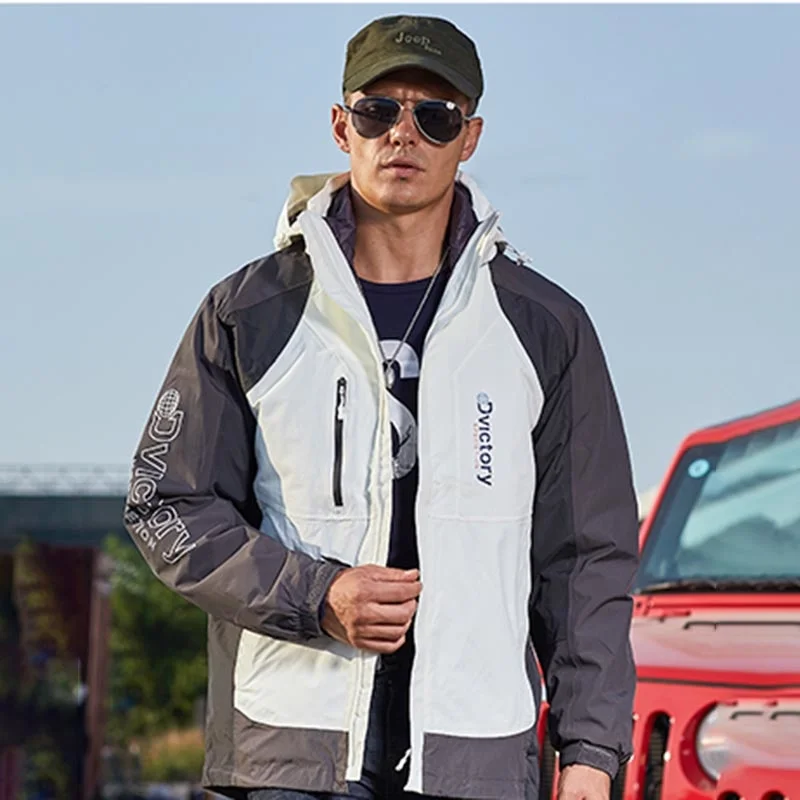 

Motorcycle Jacket New in Coats & Jackets Parkas Climbing Clothes Winter Men's Coat Windbreaker Work Wear Clothing Cold Man Male