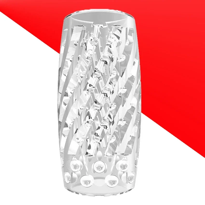 Male masturbator Cup Soft Pussy Sex Toys Transparent Vagina Adult Endurance Exercise Sex Products Vacuum Pocket Cup for Men 18