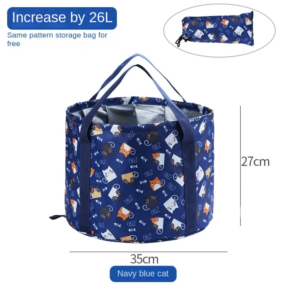 Feet Spa Massage Washing Tub Household Foot Soaking Bag With Handle Washbasin Bath Tub Anti-leak Warm Foldable Bucket Bag Winter