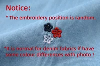 Clearance sale AS SS25 summer Embroidered Denim Collection high quality denim boys girls familly match clothes - Image 5