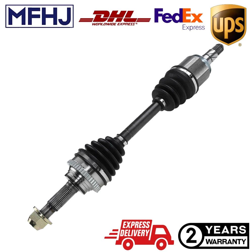 CV Axle Shaft Assembly For Infiniti G37 2009-2013 G35 07-08 G25 AWD Front Right 39100AL860, 39100JK500, 66-6282 60-6282 NCV39004