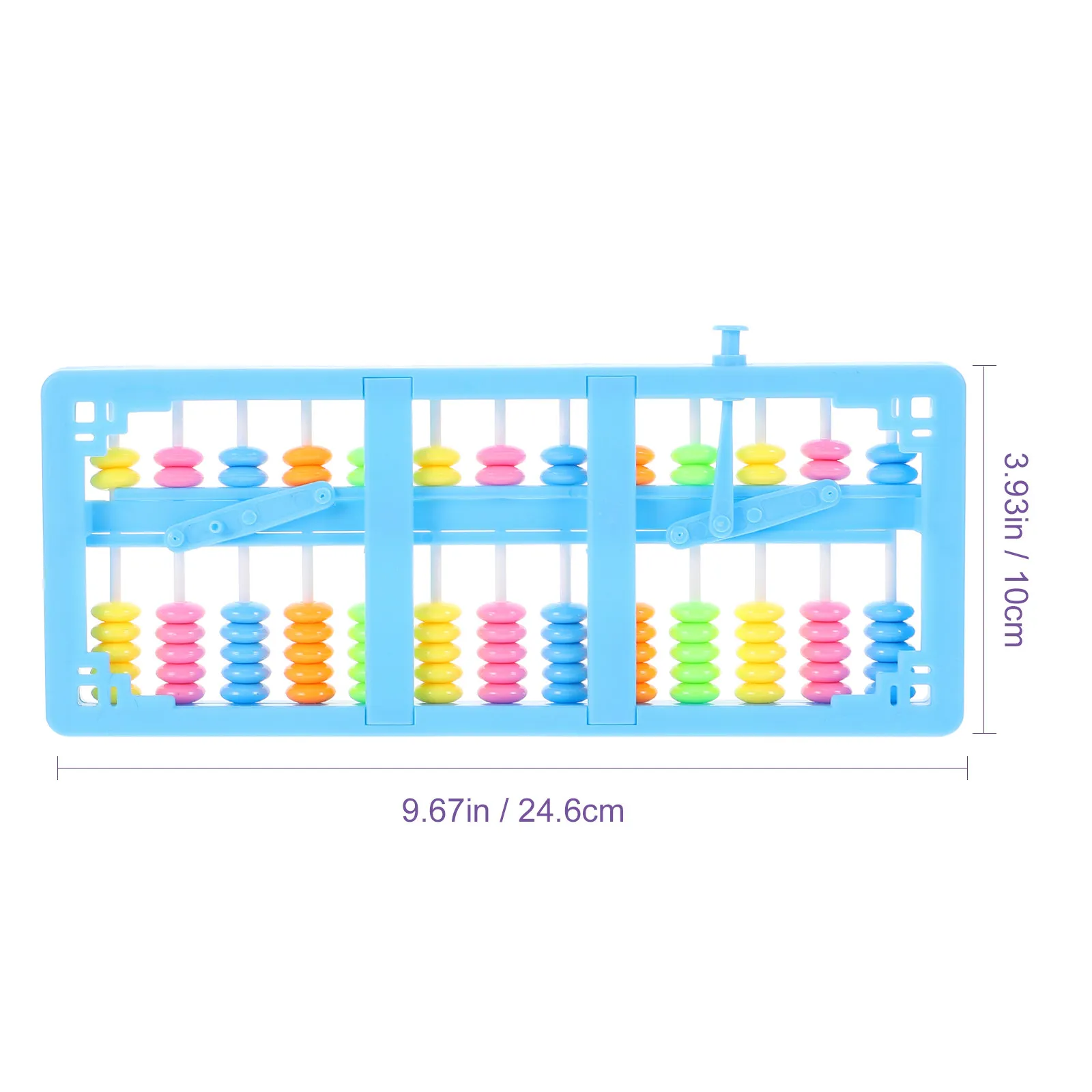 어린이를 위한 13개의 막대가 있는 다채로운 플라스틱 주판은 조기 수학 학습을 통해 두뇌 발달을 촉진하고 손과 눈의 협응력을 향상시킵니다.