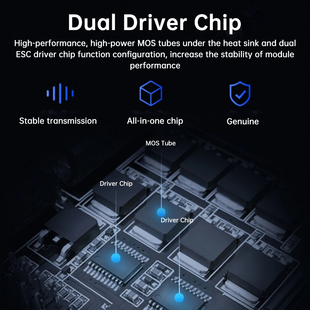 DC Motor Speed Controller DC Motor Driver DC 9V-30V 60A 2Way PWM DC Motor Driver Module Speed Controller High Power H-Bridge Forward/Reverse Speed Adjustable