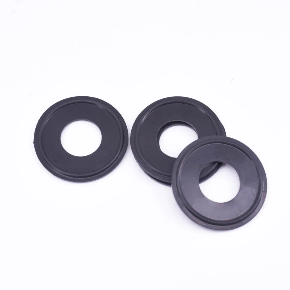 25mm 1 인치 파이프 OD 1.5 인치 트라이 클램프 위생 FKM 씰링 개스킷 스트립 홈브루, 디옵터 페룰 플루오로러버
