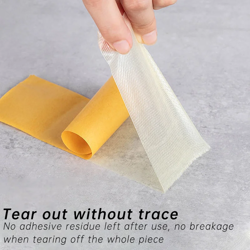 Strong Fixation Double Sided Tape Traceless Carpet Tape High Viscosity  Adhesive Waterproof Translucent Mesh Cloth Base Tape - AliExpress