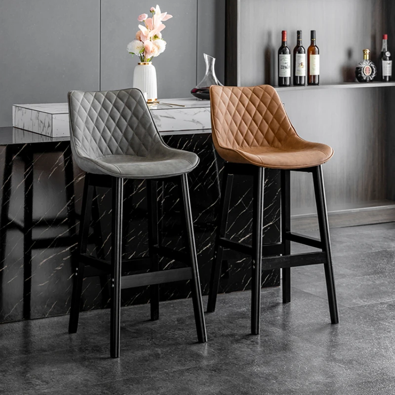 

Modern Design Bar Chairs Stool High Luxury Nordic Nordic Bar Chairs Ergonomic Workshop Sandalye Cadeira Home Furniture JY50BY