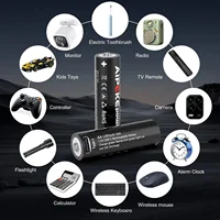 AIPEKE 1.5V AA 3300mWh USB Type-C Rechargeable Lithium Battery for Hunting Camera Remote Control Mouse Smart DoorLock Microphone 2