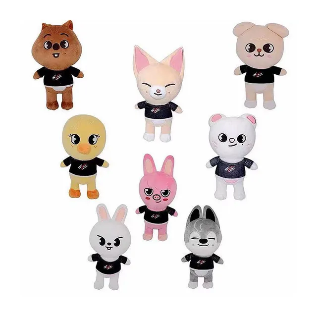 2022 Skzoo Plush Toys Stray Children Cartoon Plush Animal Figures Children's Fan Toys Gifts Stuffed Dolls Cute Toys Kawaii Gifts 2