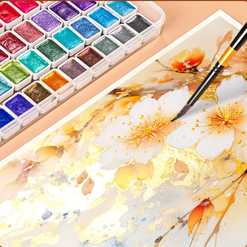 Рисунок 3 - Набор перламутровых акварельных