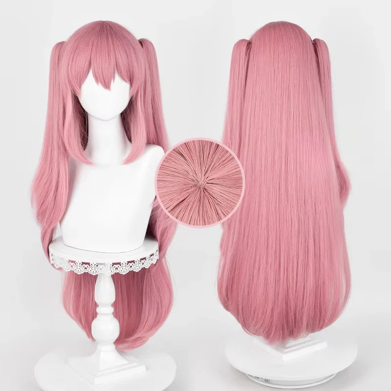 SBluuCosplay Seraph of the end Cosplay Krul Tepes Cosplay Wig Long Pink Synthetic Wig for Comic Con Party Halloween