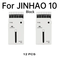 Vibrant Ink Cartridge Refill Pack for Fountain Pens - Office and School Stationery Essentials (12 PCS For JINHAO 10)