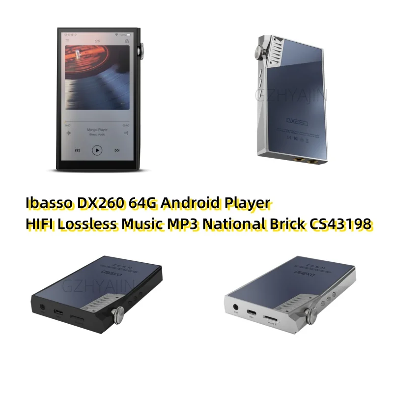 Ibasso-DX260 Androidプレーヤー、Hi-Fiロスレスミュージックmp3