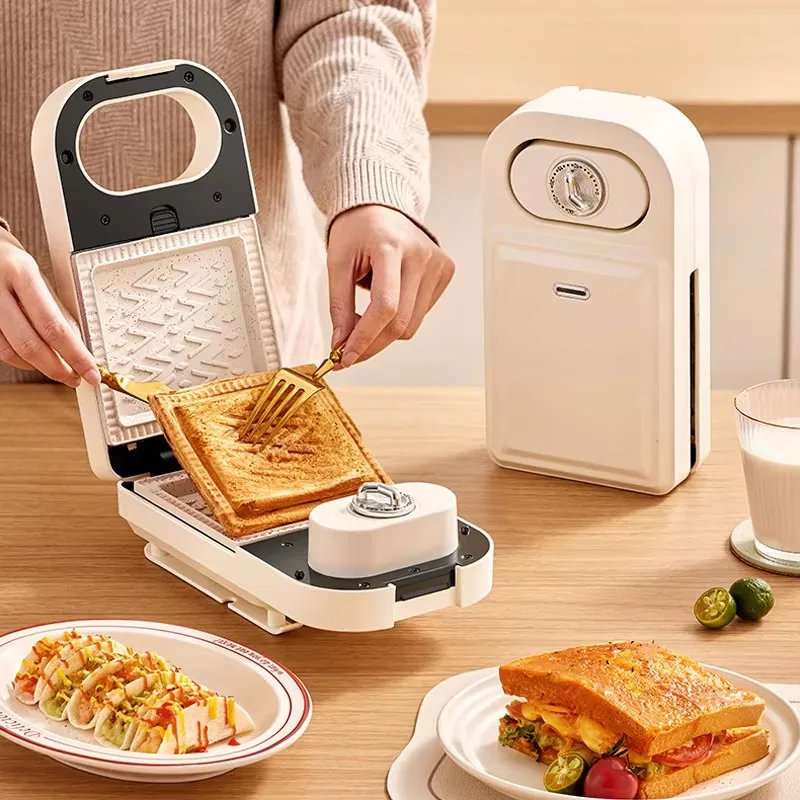 Sandwich Maker Electric Sandwich Maker Waffle Machine Toaster Baker Multifunctional Breakfast Machine Takoyaki Pancake Donuts 220V