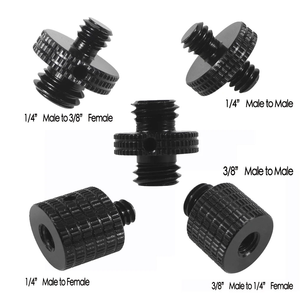 1x Reinforced Camera Conversion Screw Adapter 1/4 to 3/8 M4 M5 M6 M8 M10 Male Fe