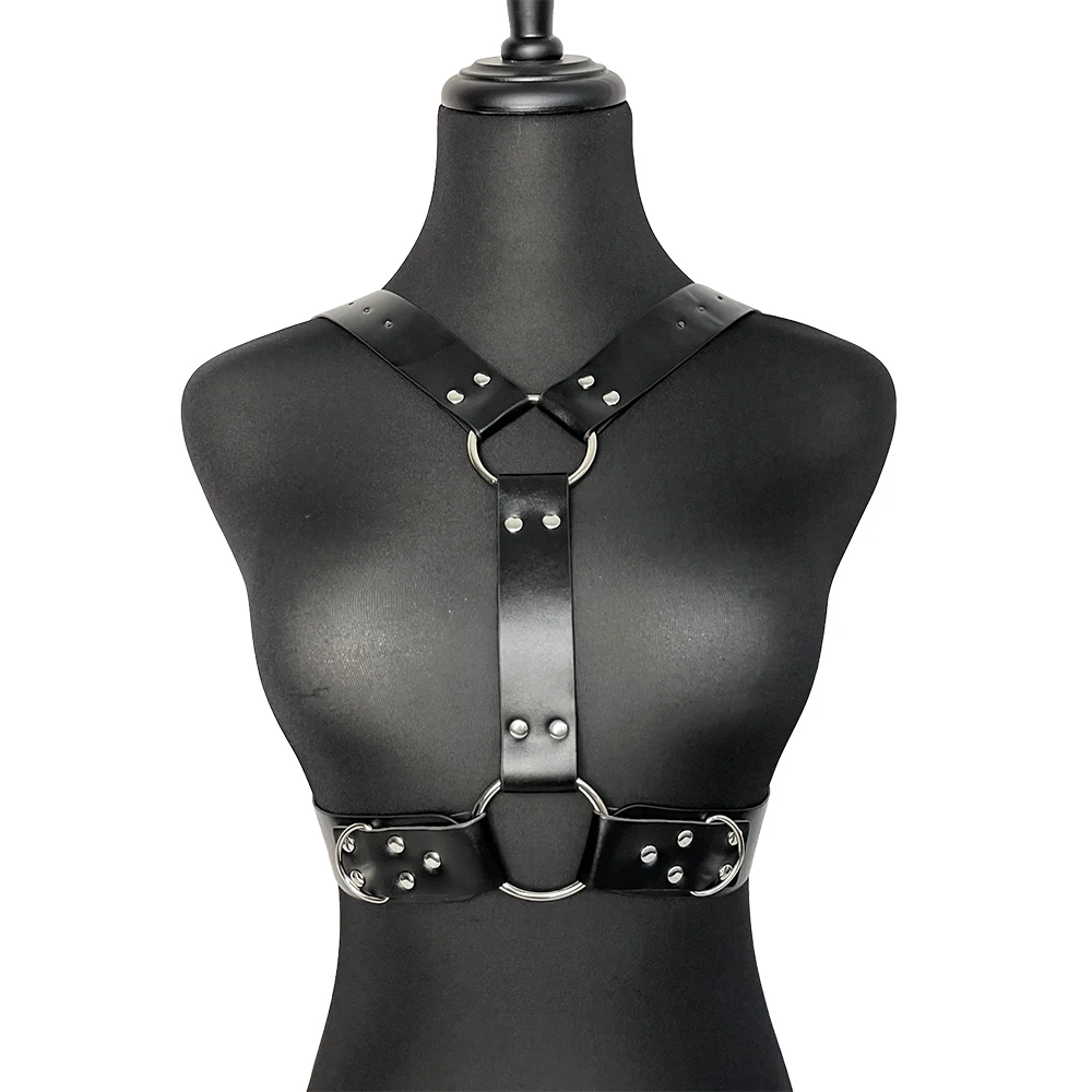 Harness Woman Belt Bondage Chest Harness Leather Lingerie Sexy Corset Gothic Clothes Women Sexy Underwear Fetish Suspenders S36a5206e2e044b6595ebaf2ed81b8407A